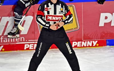 Schiedsrichter Penny- DEL Spiel Krefeld Pinguine- Augsburger Panther 17.10.2021