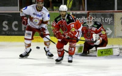 Eispiraten Crimmitschau vs. EV Landshut am 03.10.2021