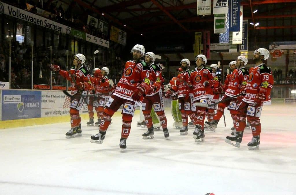 Eispiraten Crimmitschau vs. Kassel Huskies am 17.10.2021