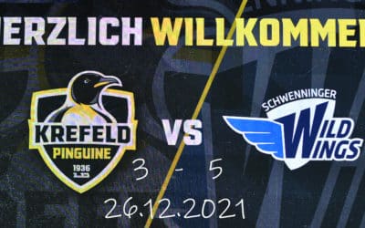 Krefeld Pinguine vs. Schwenninger Wild Wings 26.12.2021