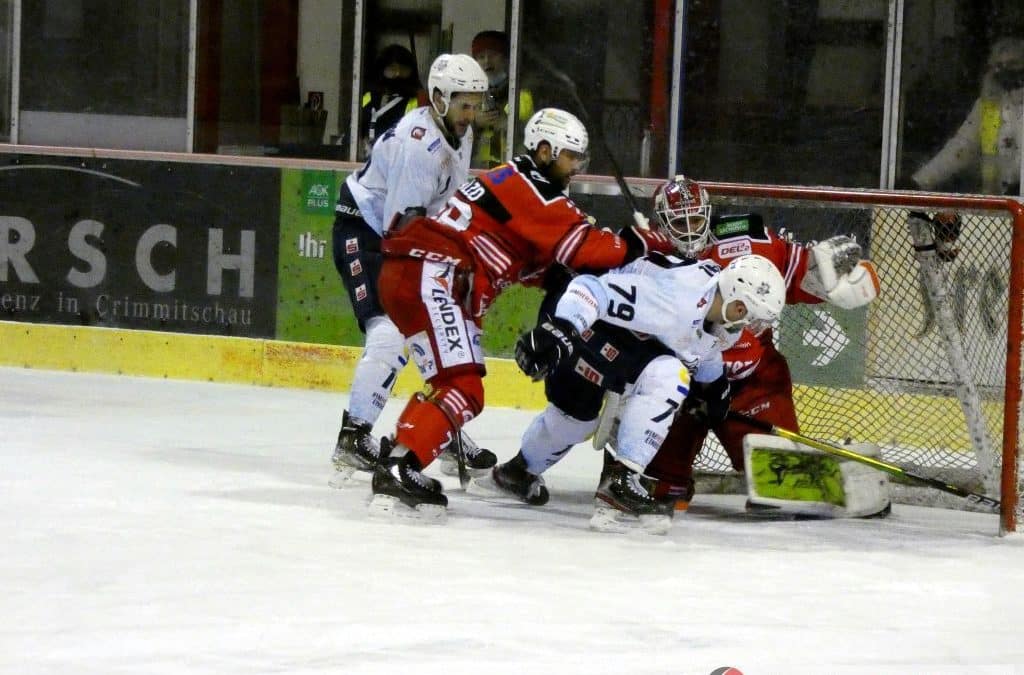 Eispiraten Crimmitschau vs. Kassel Huskies am 05.01.2022