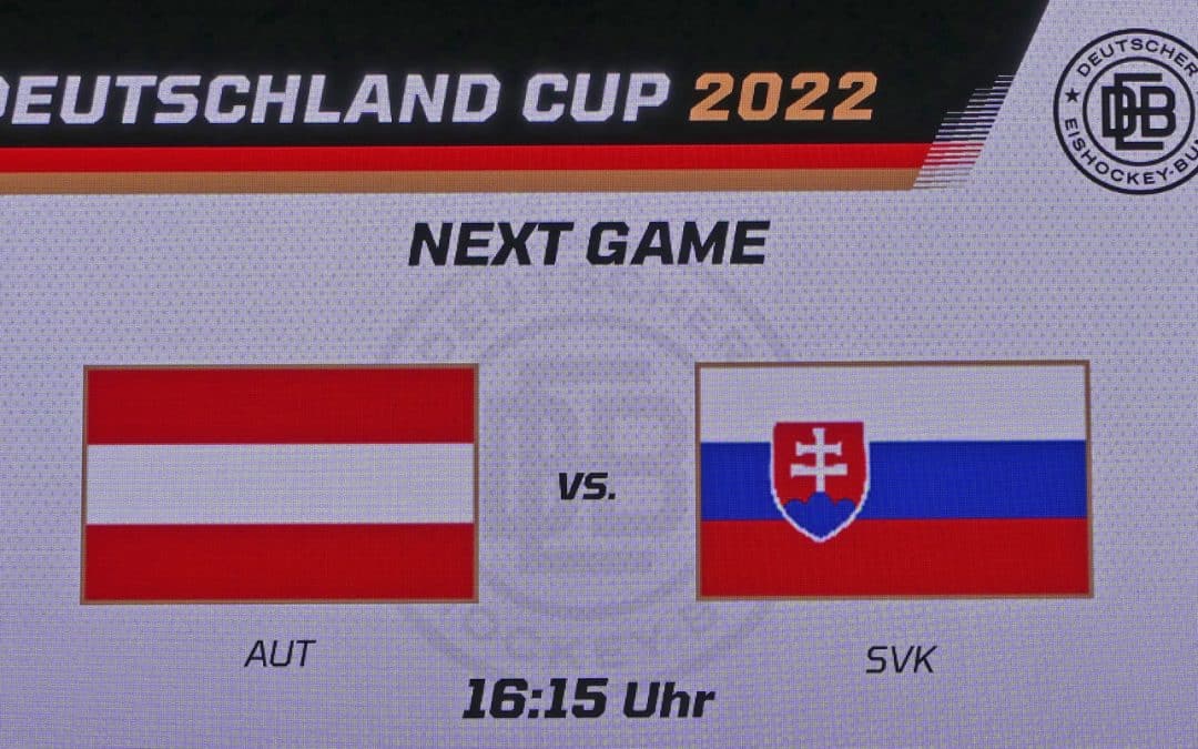 Deutschland- Cup 2022: Österreich vs. Slowakei 10.11.22
