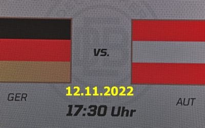 Deutschland Cup 2022: Deutschland vs. Österreich 12.11.2022