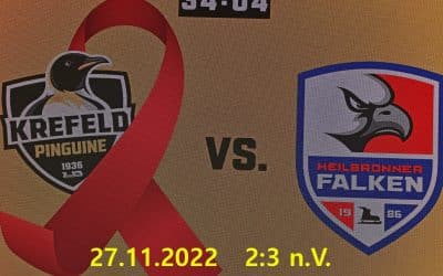 Krefeld Pinguine vs. Heilbronner Falken 27.11.2022