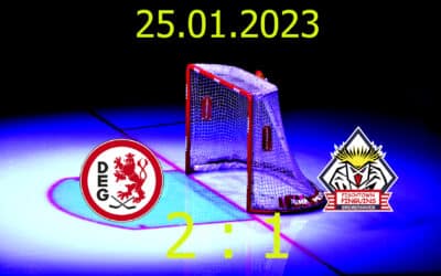 Düsseldorfer EG vs. Fishtown Penguins Bremerhaven 25.01.2023