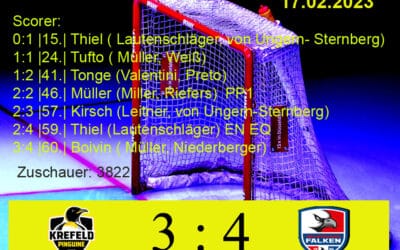 Krefeld Pinguine vs. Heilbronner Falken 17.02.2023