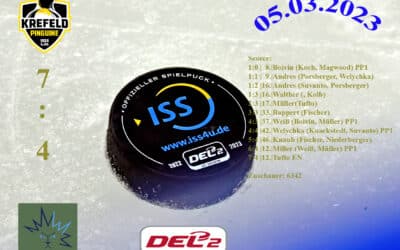 Krefeld Pinguine vs. Dresdner Eislöwen 05.03.2023