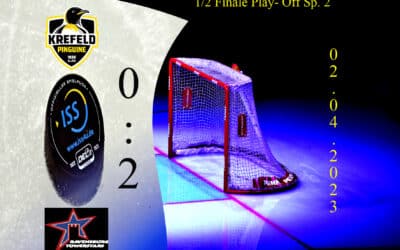 DEL2 1/2 Finale PO Sp.2 Krefeld Pinguine vs. Ravensburg Tower Stars 02.04.2023