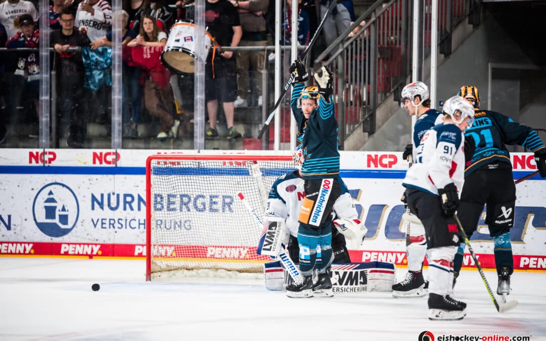 Vorbereitungsspiel Nürnberg Ice Tigers vs Steinbach Black Wings Linz 03.04.2023 2-3 n.P.