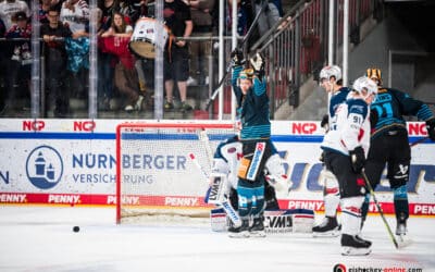 Vorbereitungsspiel Nürnberg Ice Tigers vs Steinbach Black Wings Linz 03.04.2023 2-3 n.P.