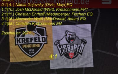 Krefeld Pinguine vs. Eisbären Regensburg 13.10.2023