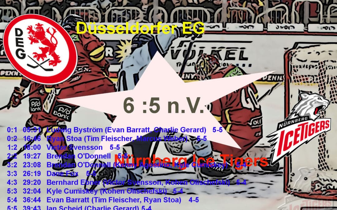 Düsseldorfer EG vs. Nürnberg Ice Tigers 19.01.2024