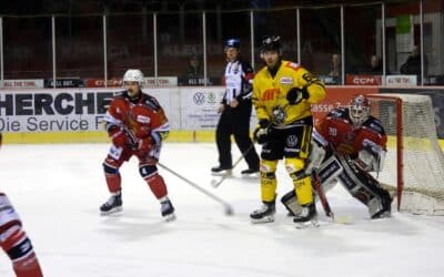 Eispiraten Crimmitshau vs. Krefeld Pinguine am 02.01.24