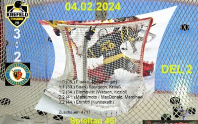 Krefeld Pinguine vs. ESV Kaufbeuren 04.02.2024
