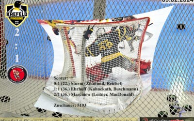 Krefeld Pinguine vs. Eispiraten Crimmitschau 09.02.2024