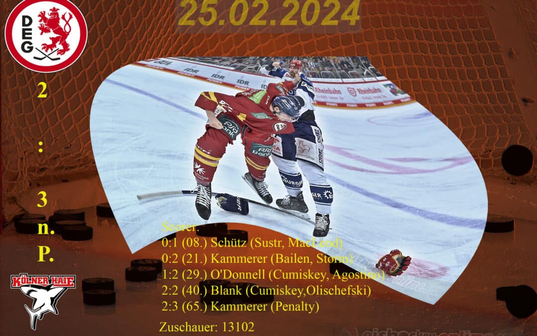 Düsseldorfer EG vs. Kölner Haie 25.02.2024