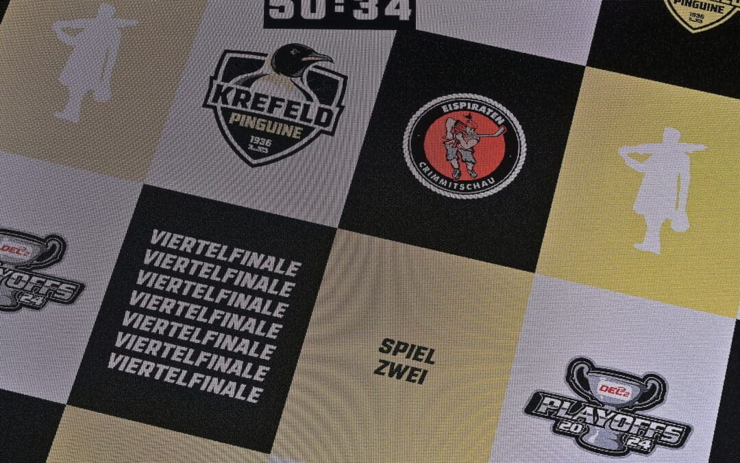 2. Spiel 1/4 Finale Play- Off Krefeld Pinguine vs. Eispiraten Crimmitschau 15.03.2024