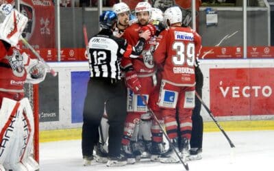 5. Spiel PO 1/2 Finale Eisbären Regensburg vs. Eispiraten Crimmitschau am 05.04.24