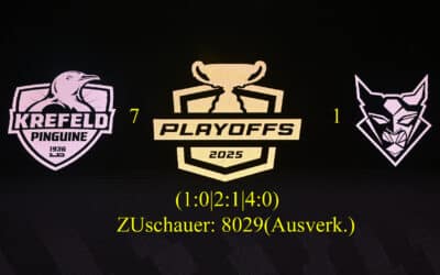 16.03.2025 1/4 Finale PO Spiel 3: Krefeld Pinguine vs. Blue Devils Weiden