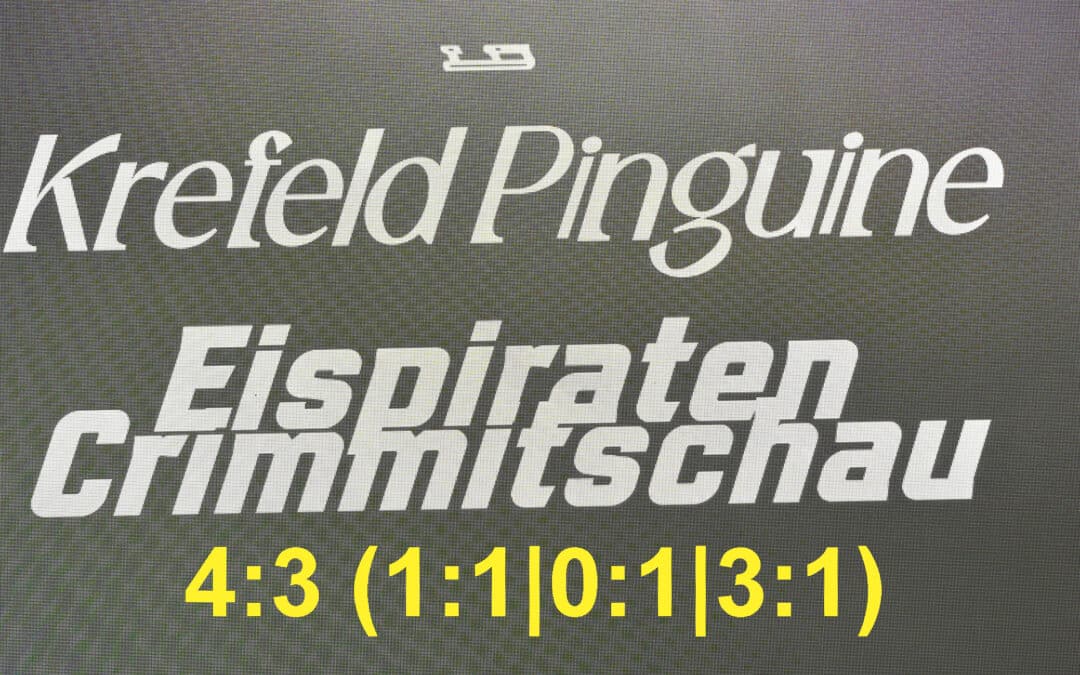 02.11.2025 Krefeld Pinguine vs. Eispiraten Crimmitschau