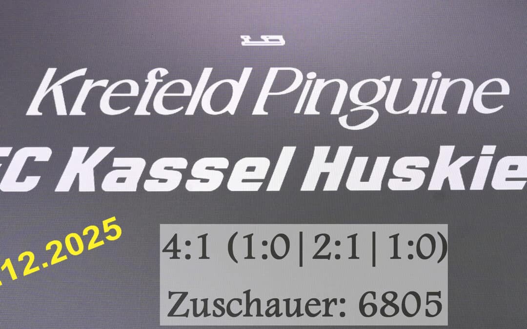 05.12.2025 Krefeld Pinguine vs. Kassel Huskies