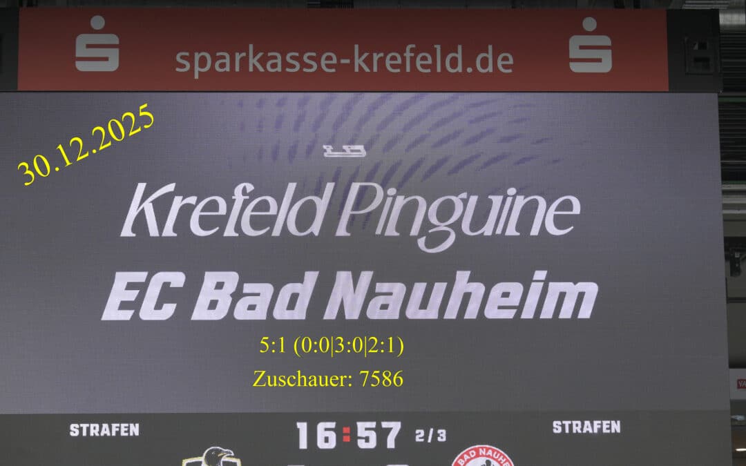 30.12.2025 Krefeld Pinguine vs EC Bad Nauheim