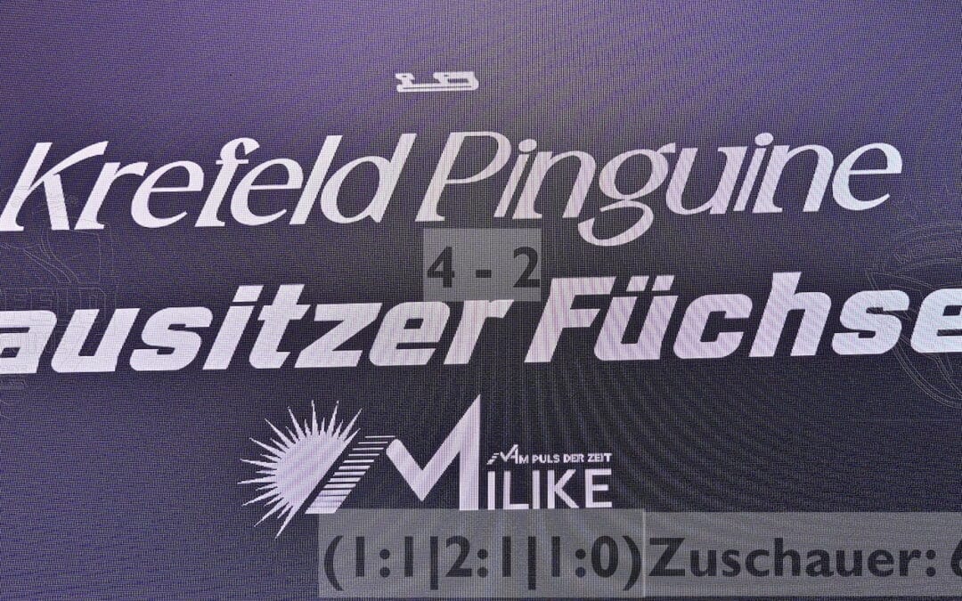 01.03.2026 Krefeld Pinguine vs Lausitzer Füchse