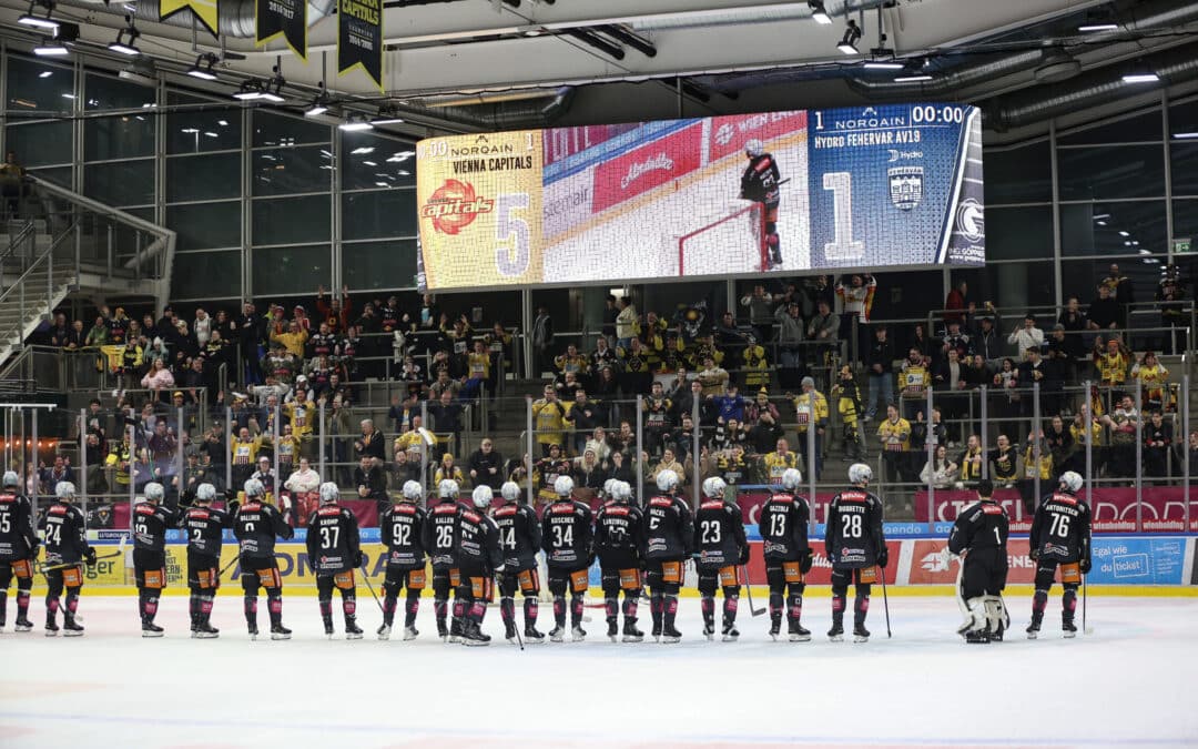 1. Pre-PlayOff Spiel Vienna Capitlas vs. Fehervar AV19 vom 4.3.2026 5:1